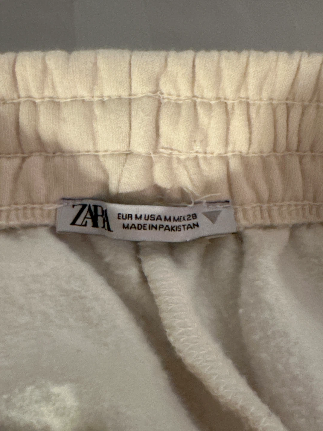 Zara Cream Joggers - M - photo 3