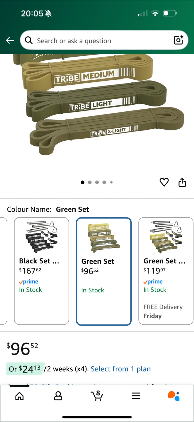 TRIBE Resistance Bands - Green Set
