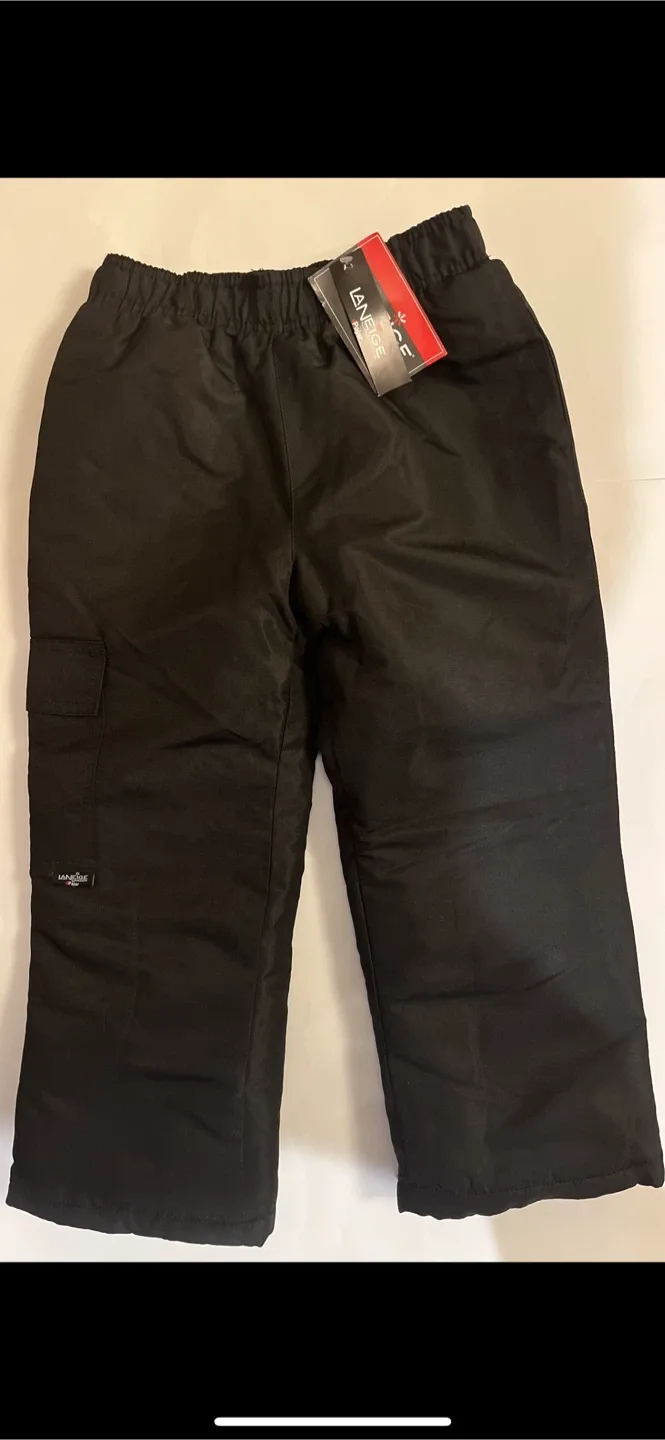 Laneige Kids Black Snow Pants - New with Tags!