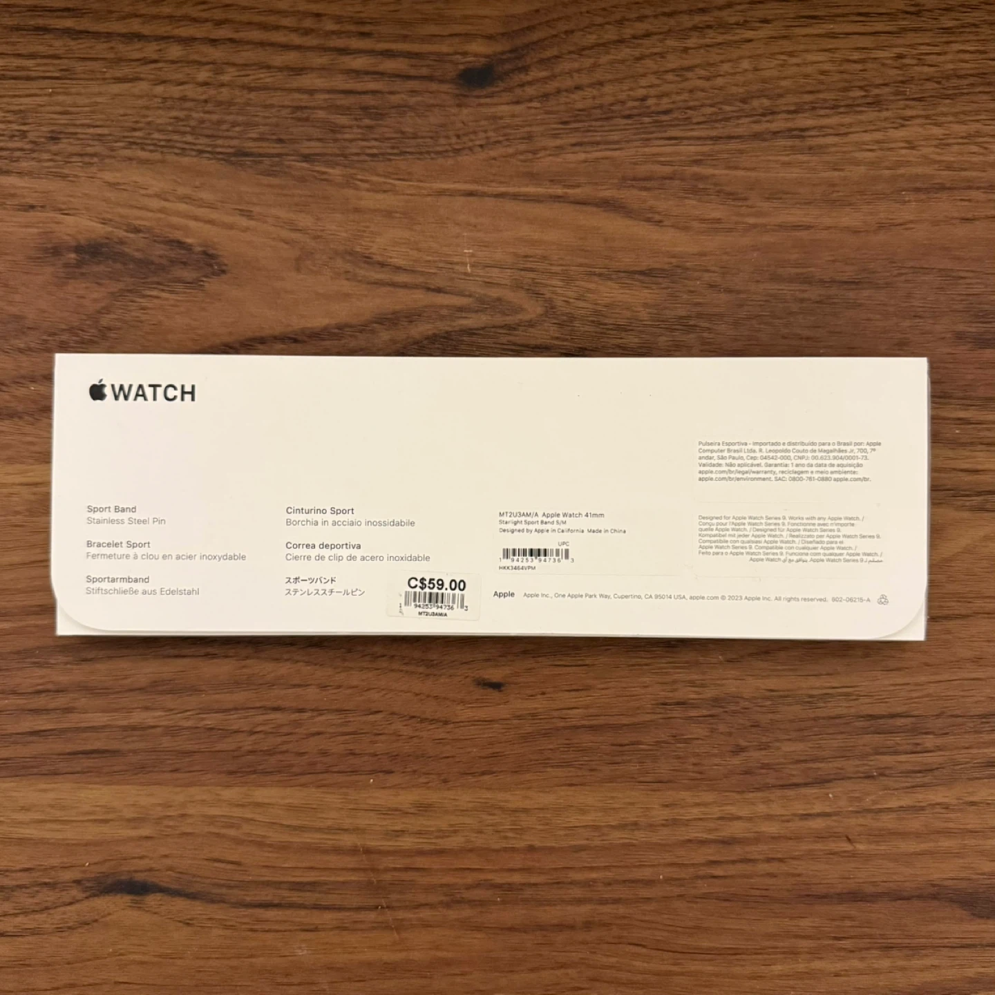 Apple Watch 41mm Starlight Sport Band - New - photo 2