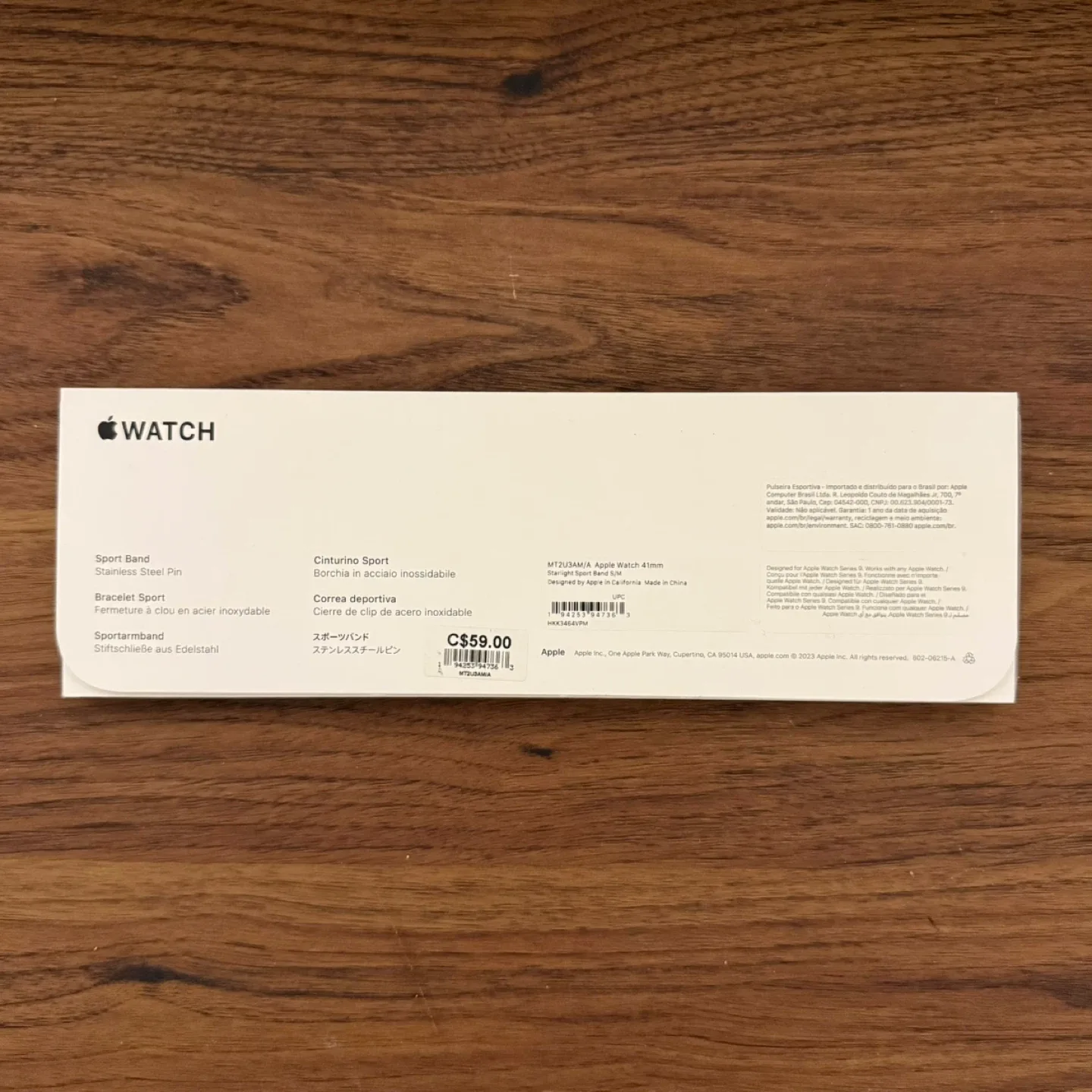 Apple Watch 41mm Starlight Sport Band - New image indicator(2)