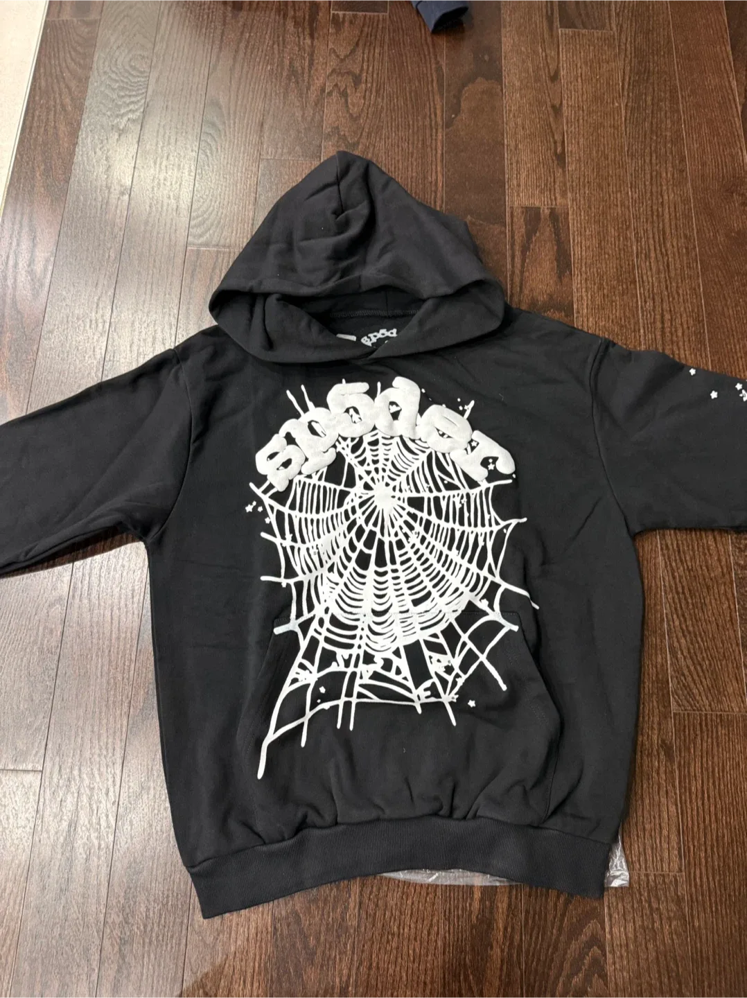 New Sp5der Black Hoodie - Size S image indicator(2)