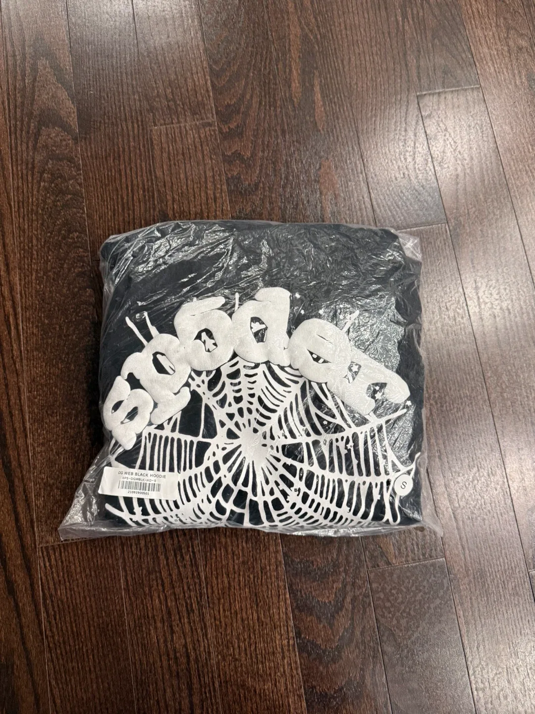 New Sp5der Black Hoodie - Size S image indicator(5)