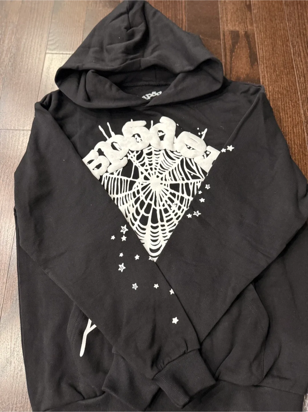 New Sp5der Black Hoodie - Size S image indicator(3)