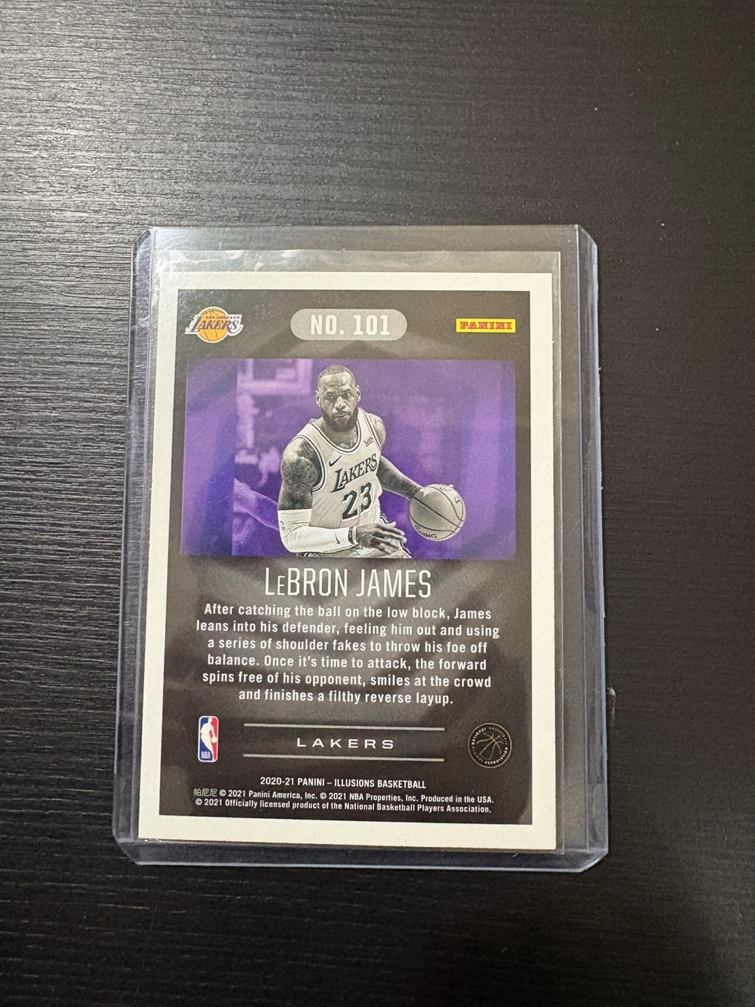 LeBron James Panini Illusions Basketball Card - photo 2