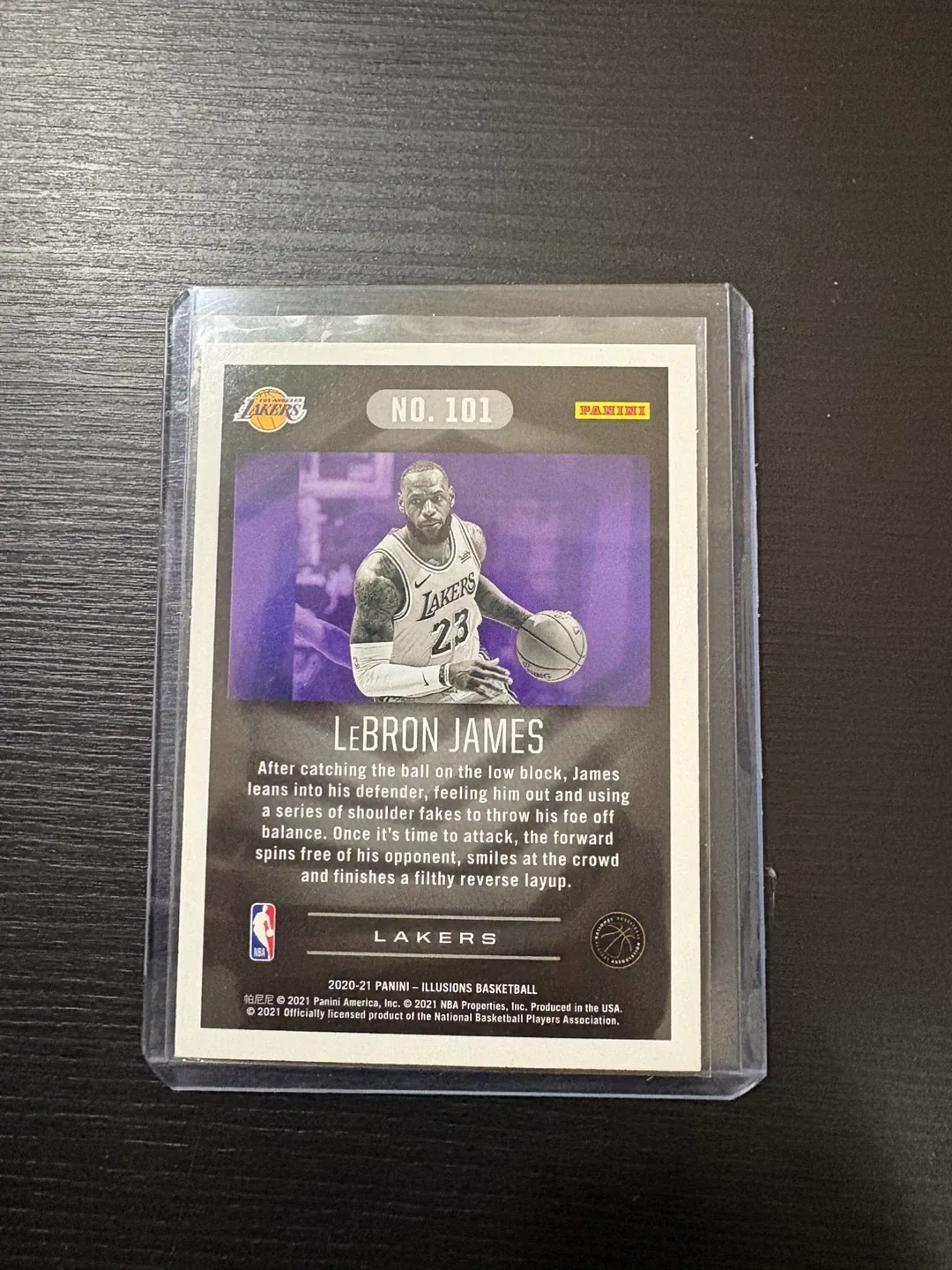 LeBron James Panini Illusions Basketball Card image indicator(2)