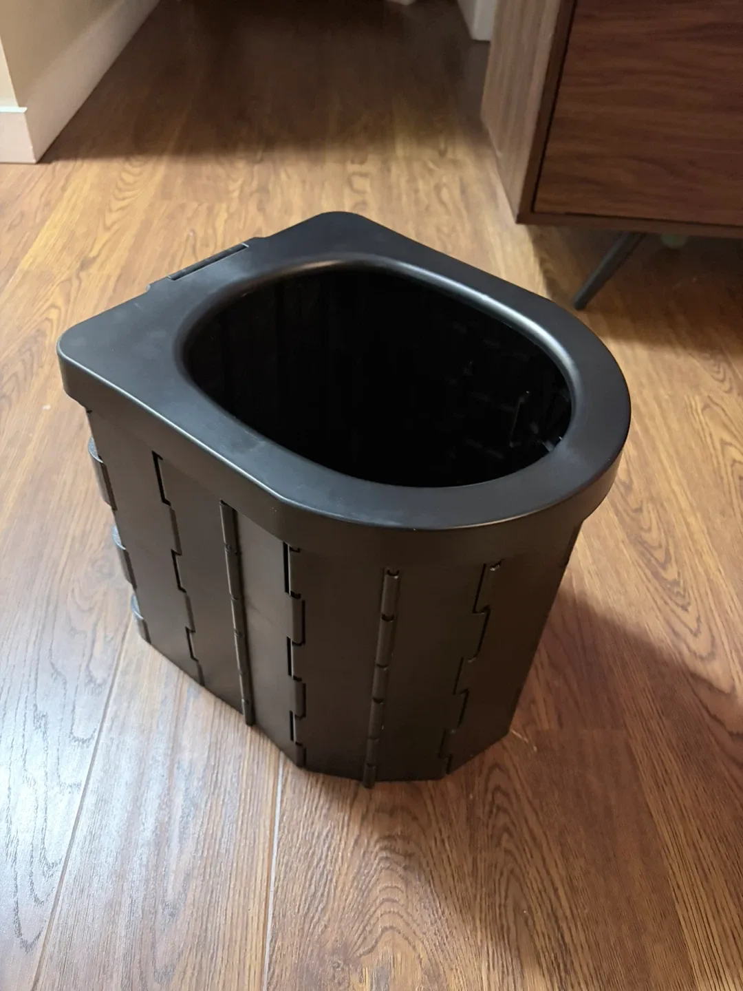 Portable Folding Toilet - Black