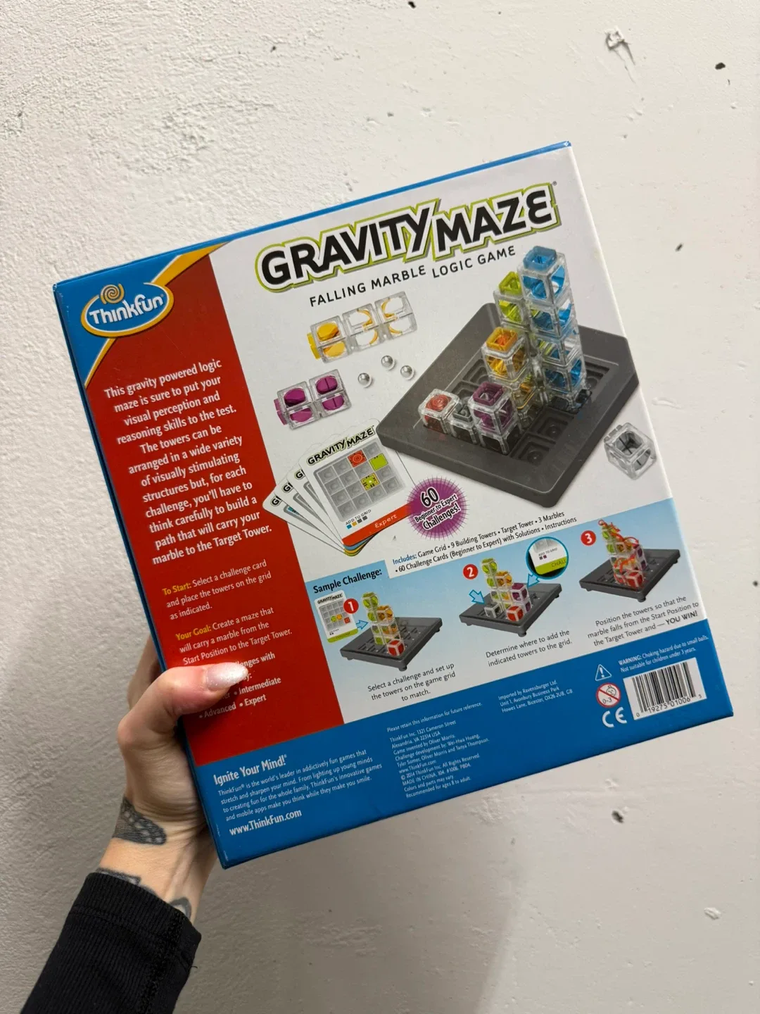 ThinkFun Gravity Maze Falling Marble Logic Game image indicator(2)