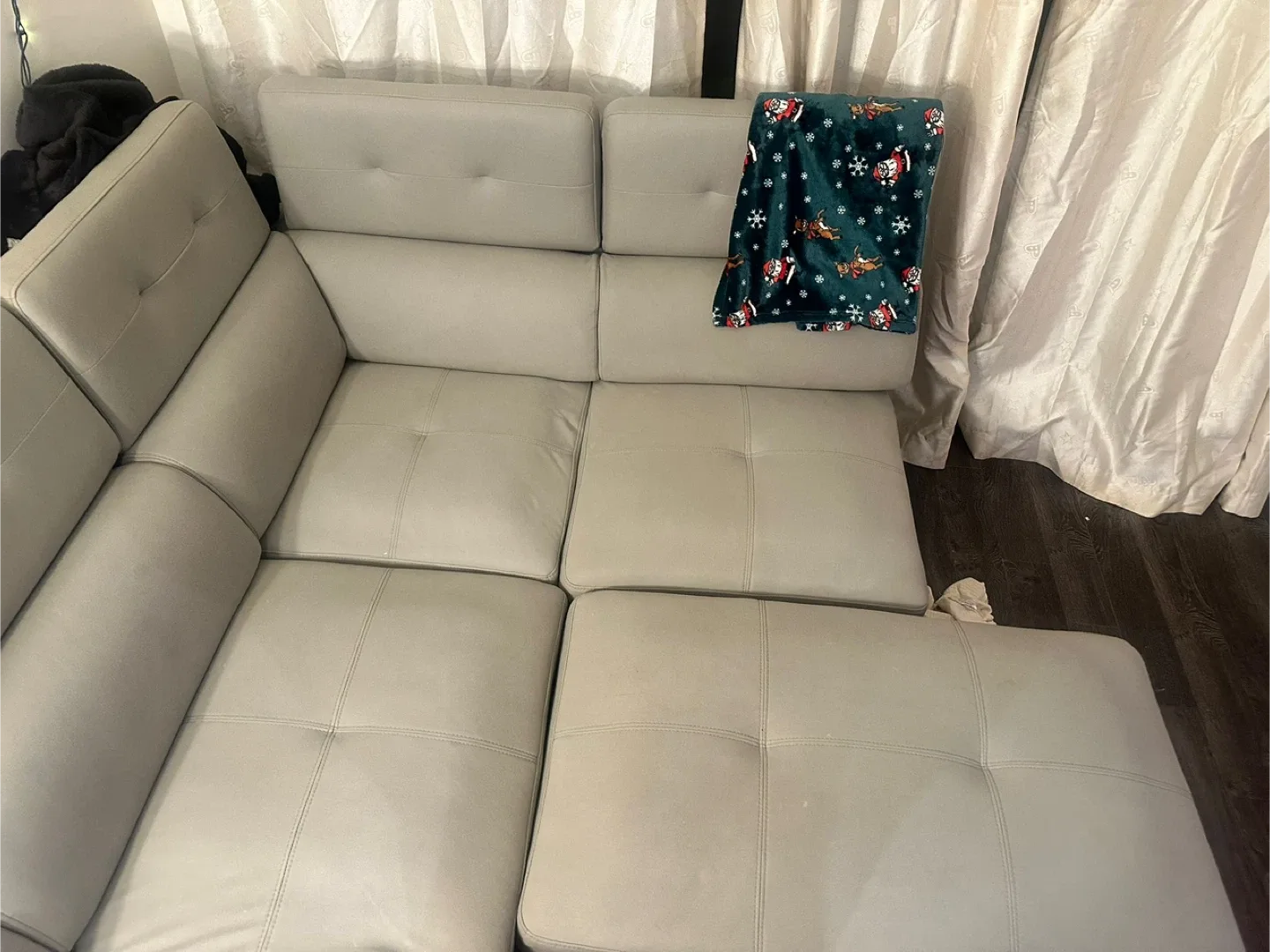 Convertible Sectional Sofa/Sofa bed - Beige image indicator(3)