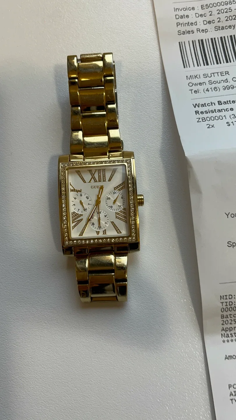 Guess Ladies Gold Watch image indicator(6)