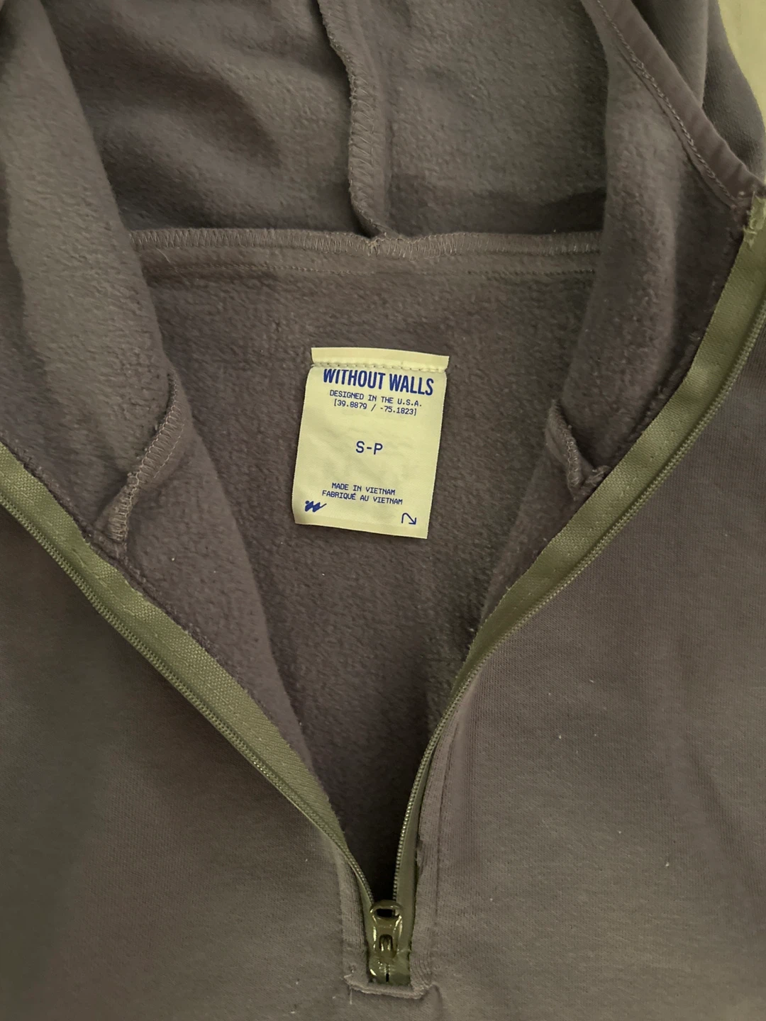 Without Walls Purple Hoodie - Size S - photo 4