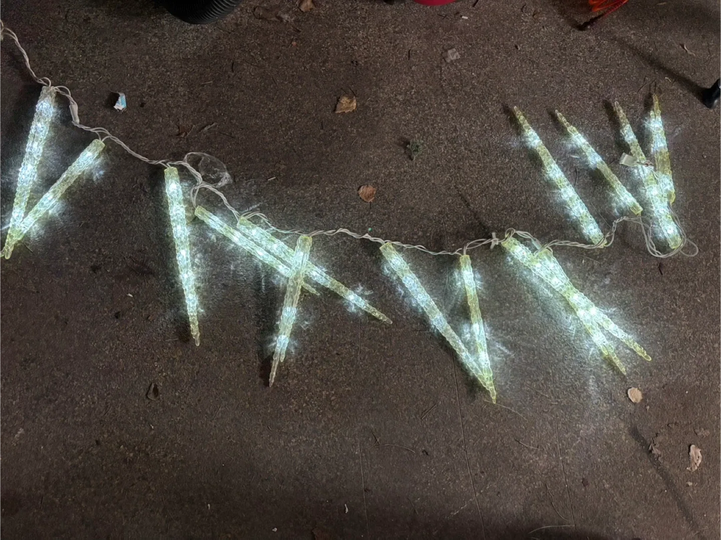 Icicle Christmas String Lights
