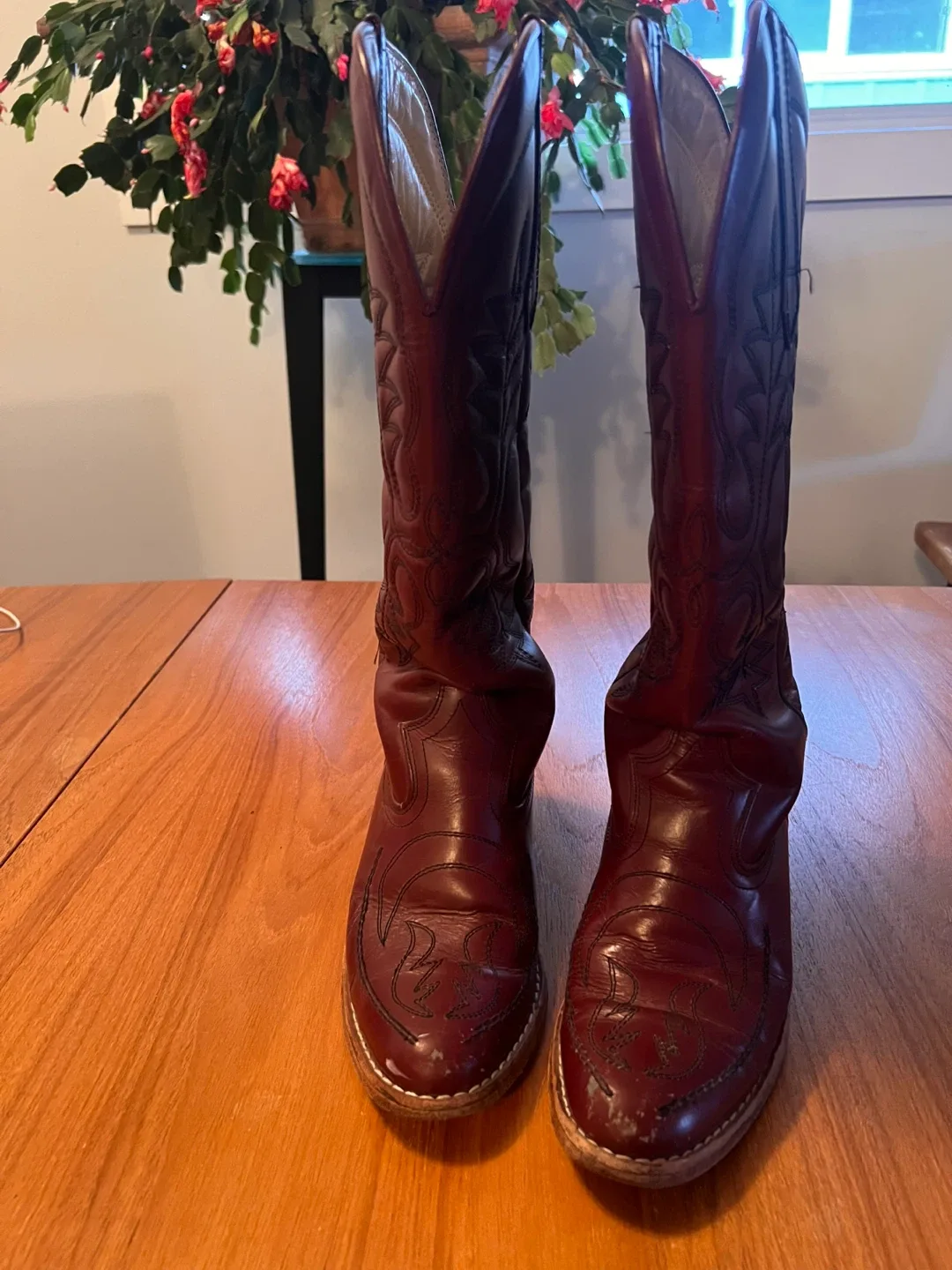 Burgundy Cowboy Boots