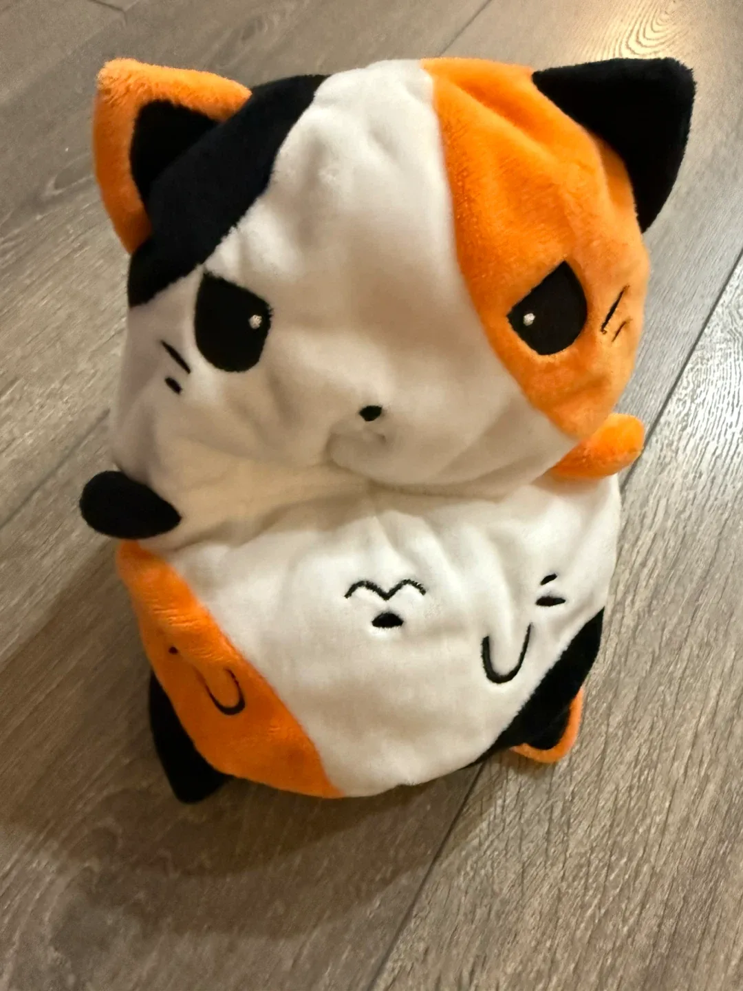 Cat Plushie - White, Orange, Black