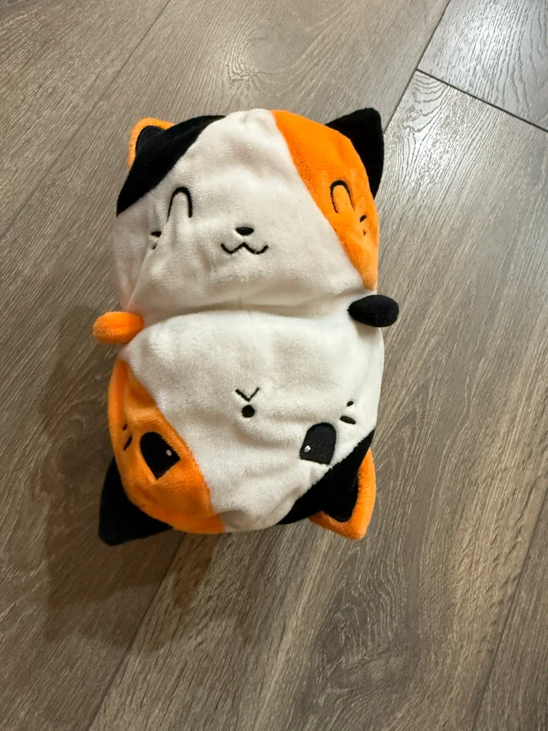 Cat Plushie - White, Orange, Black image indicator(2)