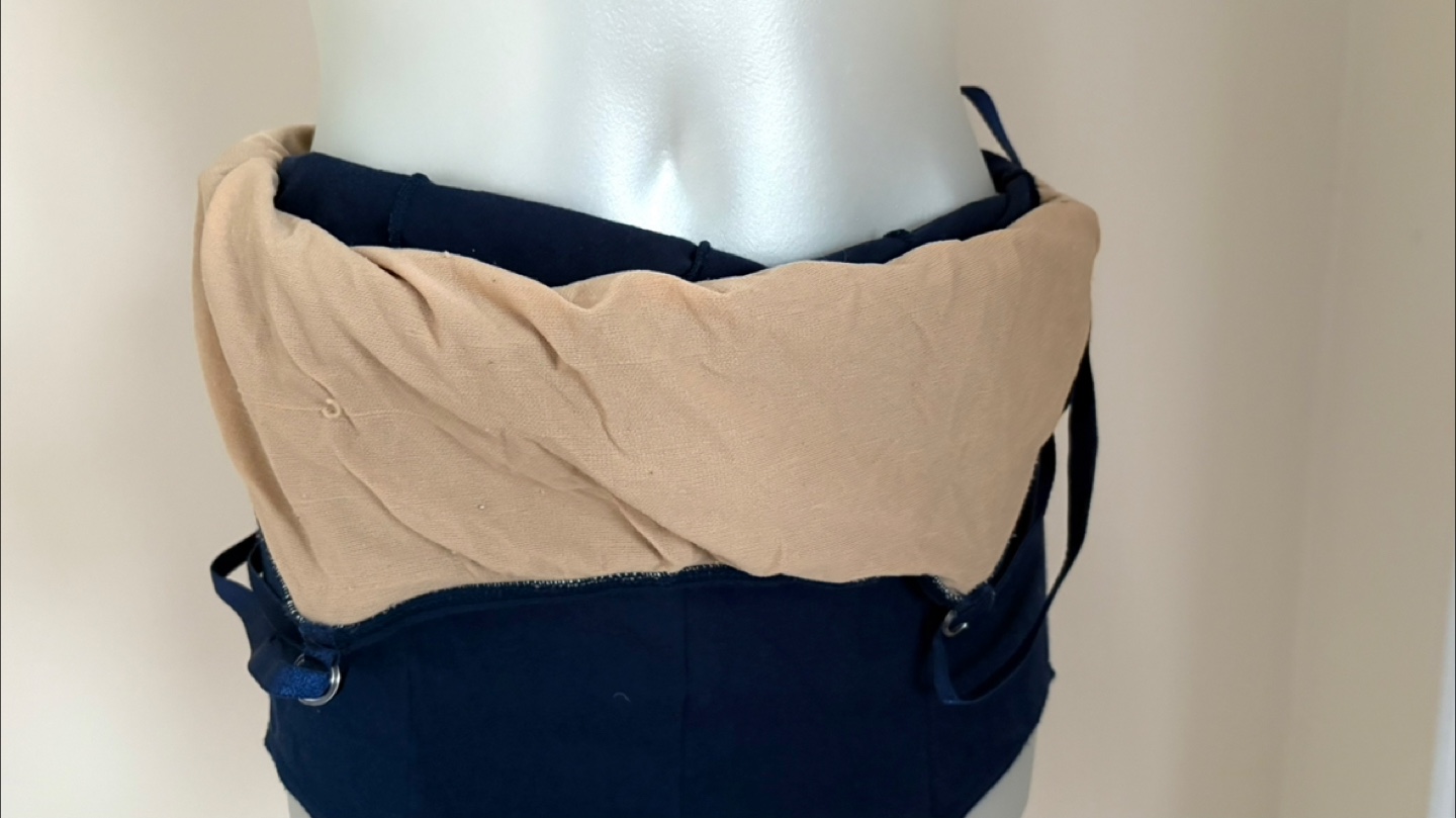 Navy Blue Cotton Blend Swimsuit 🩱- Size 10 - photo 5