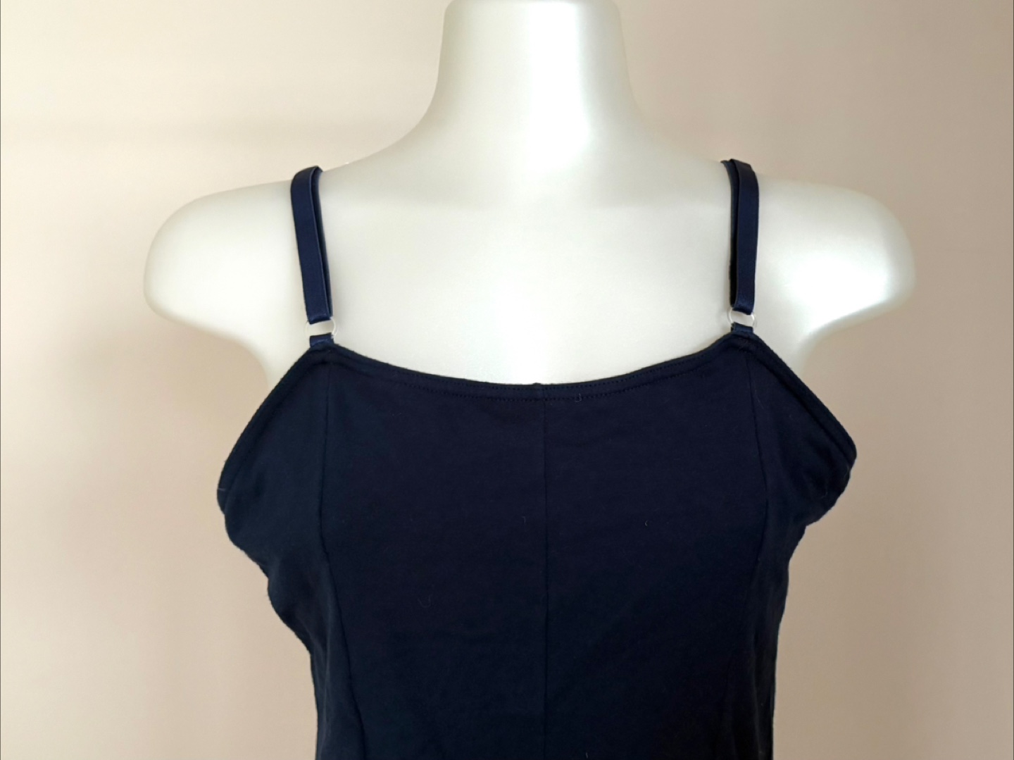 Navy Blue Cotton Blend Swimsuit 🩱- Size 10 - photo 3