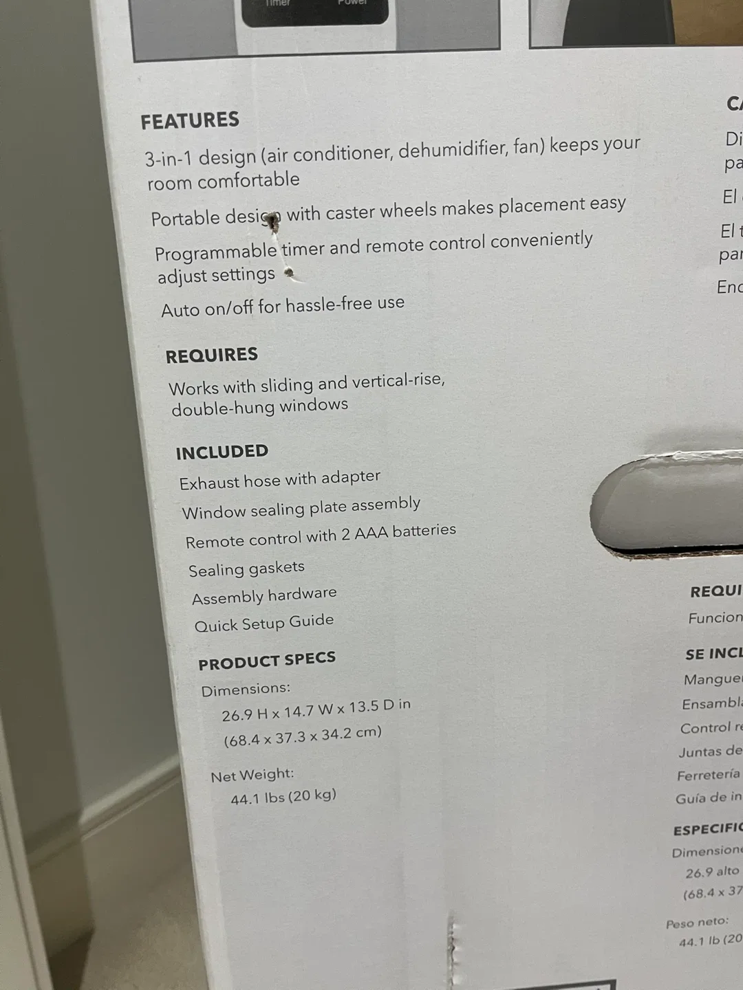 Air Conditioner + Dehumidifier + fan in one image indicator(2)