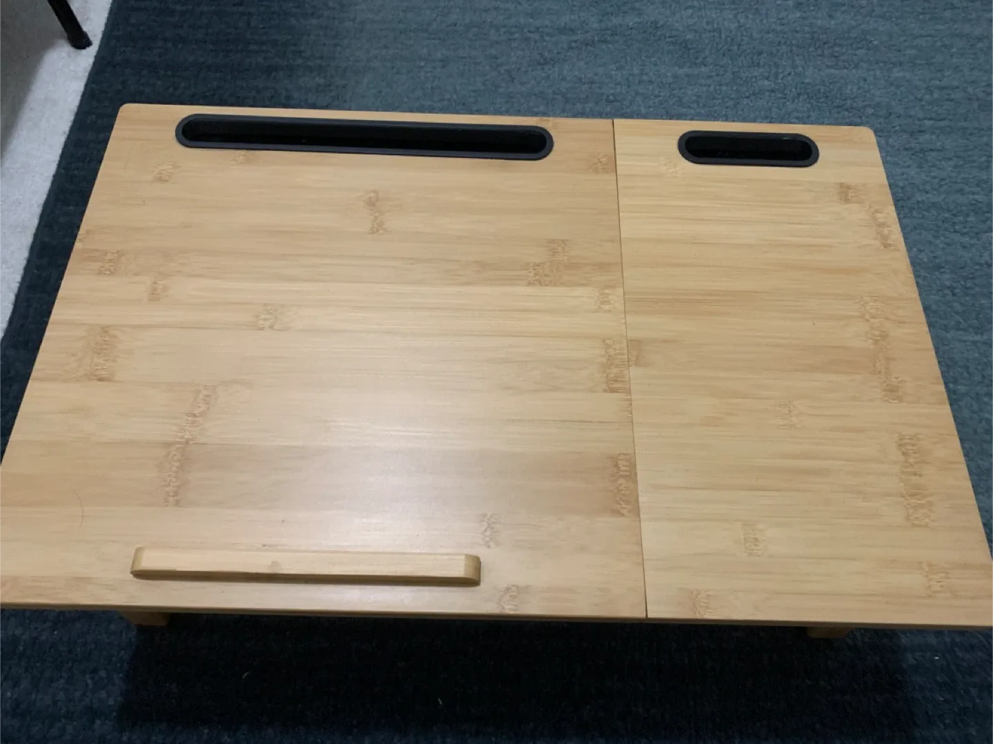 Adjustable Bamboo Laptop Bed Desk