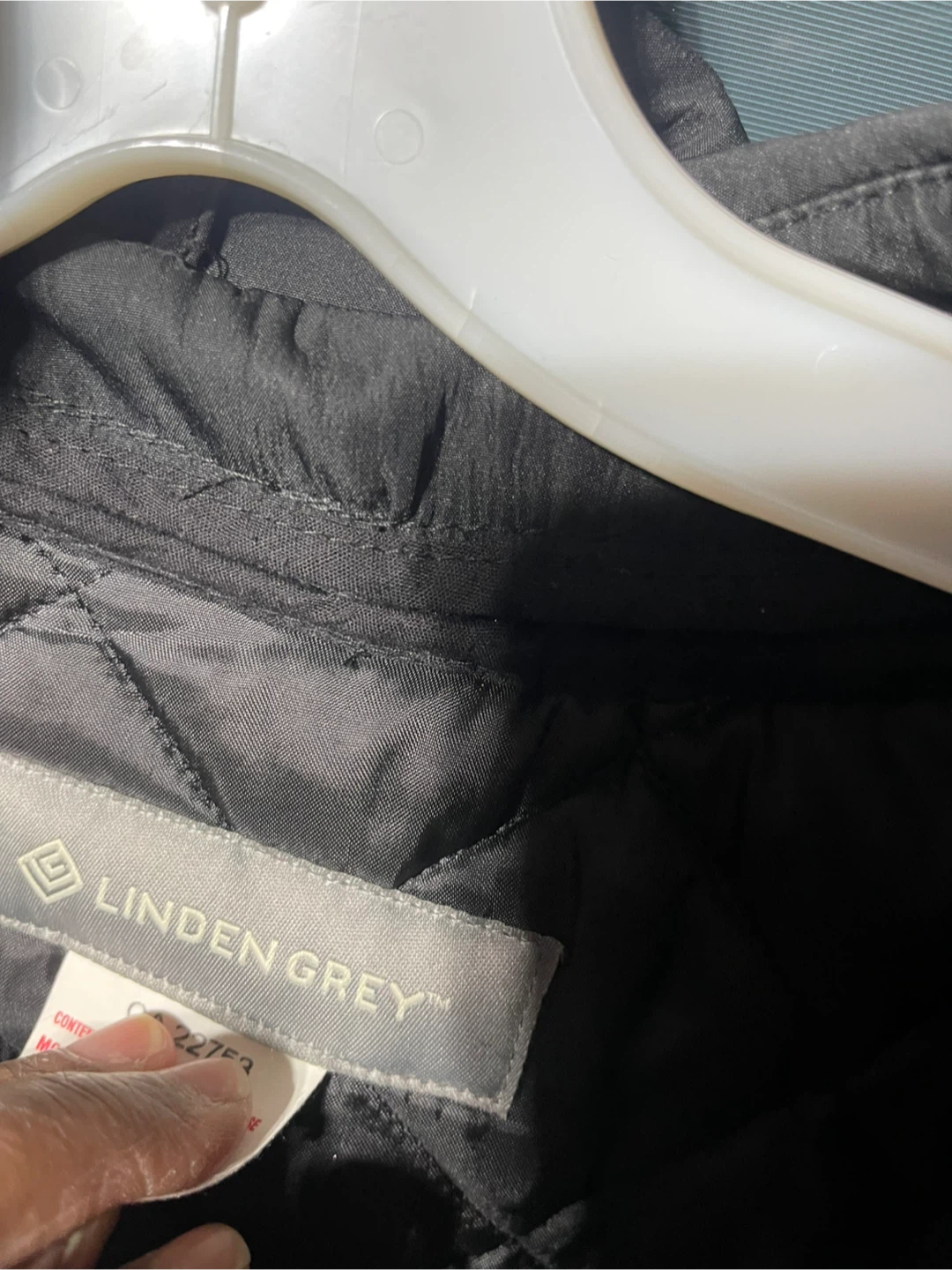 Linden Grey Black Hooded Rain Coat - photo 5