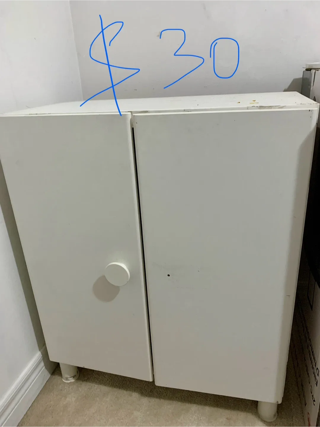 IKEA White Storage Cabinet - $30 image indicator(2)