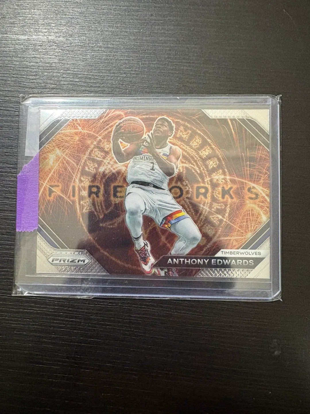 Anthony Edwards Timberwolves Prizm Basketball Card