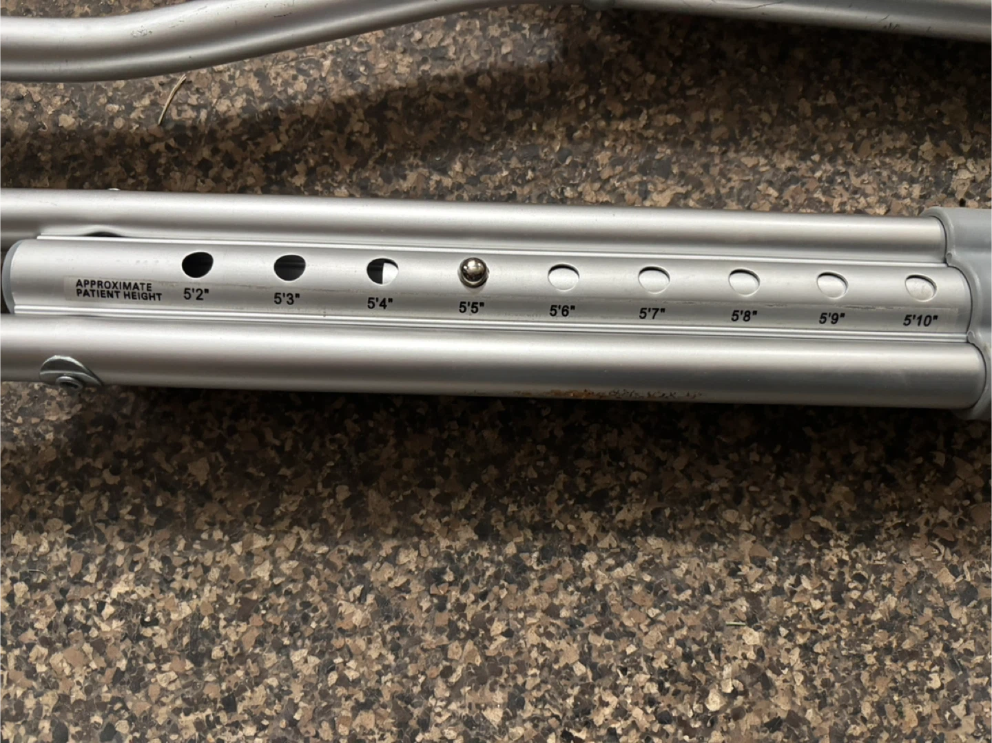 Adjustable Aluminum Crutches - photo 3