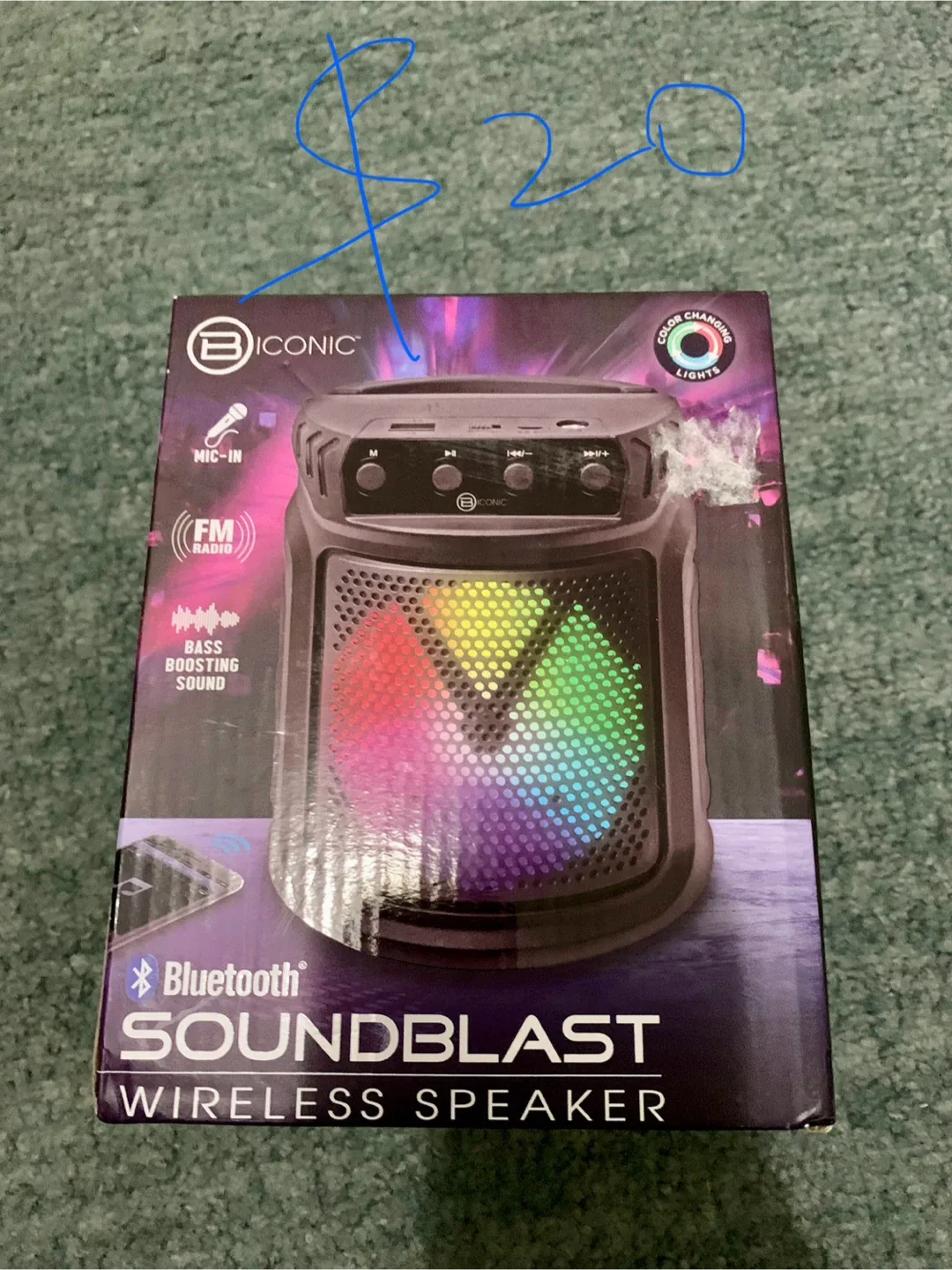 Iconic Bluetooth Soundblast Wireless Speaker - New in Box! image indicator(3)