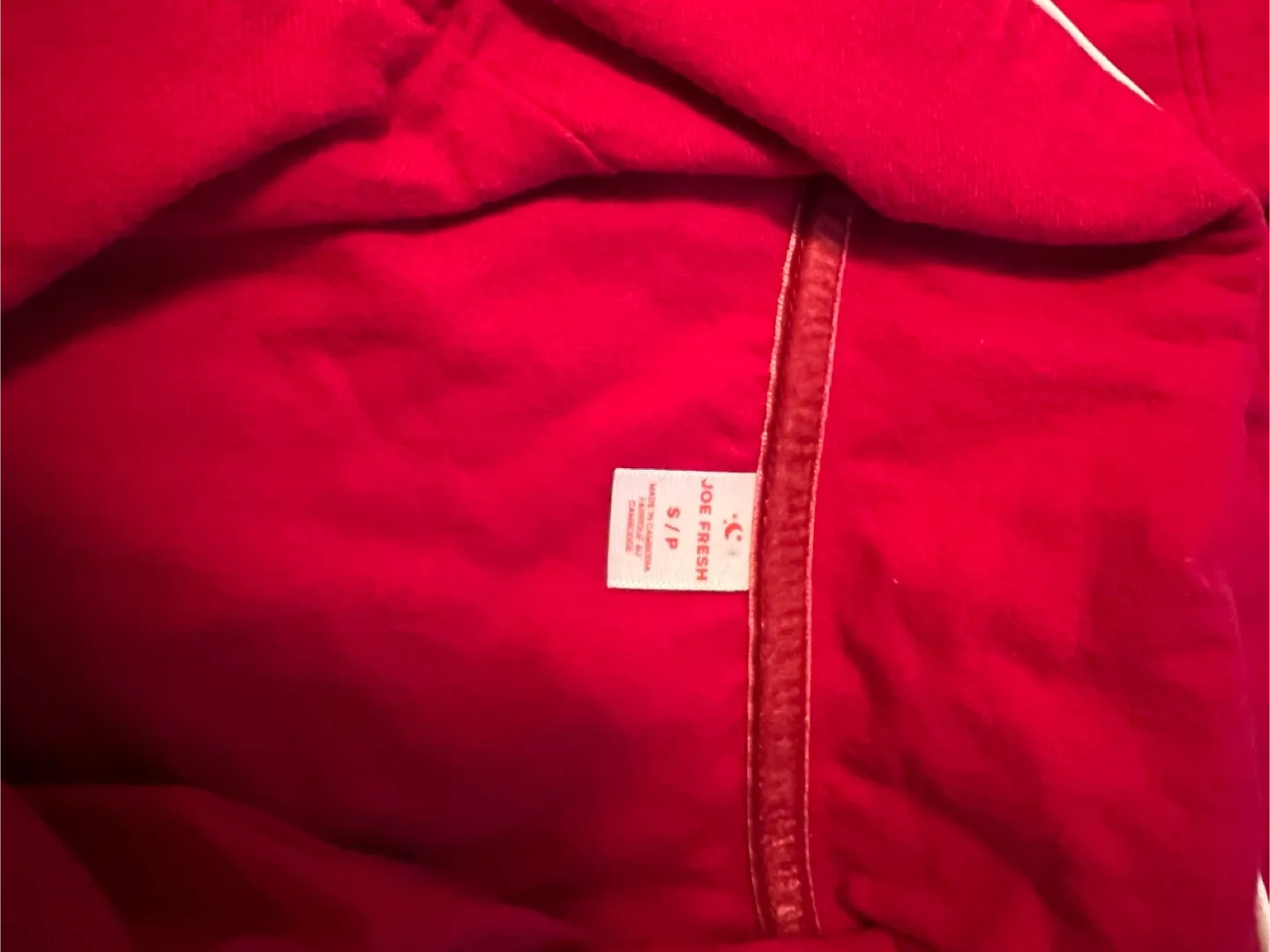 Joe Fresh Red Pajama Set - Size S