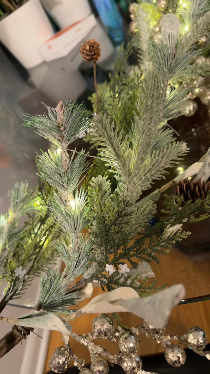 Christmas Garland with Lights 65”