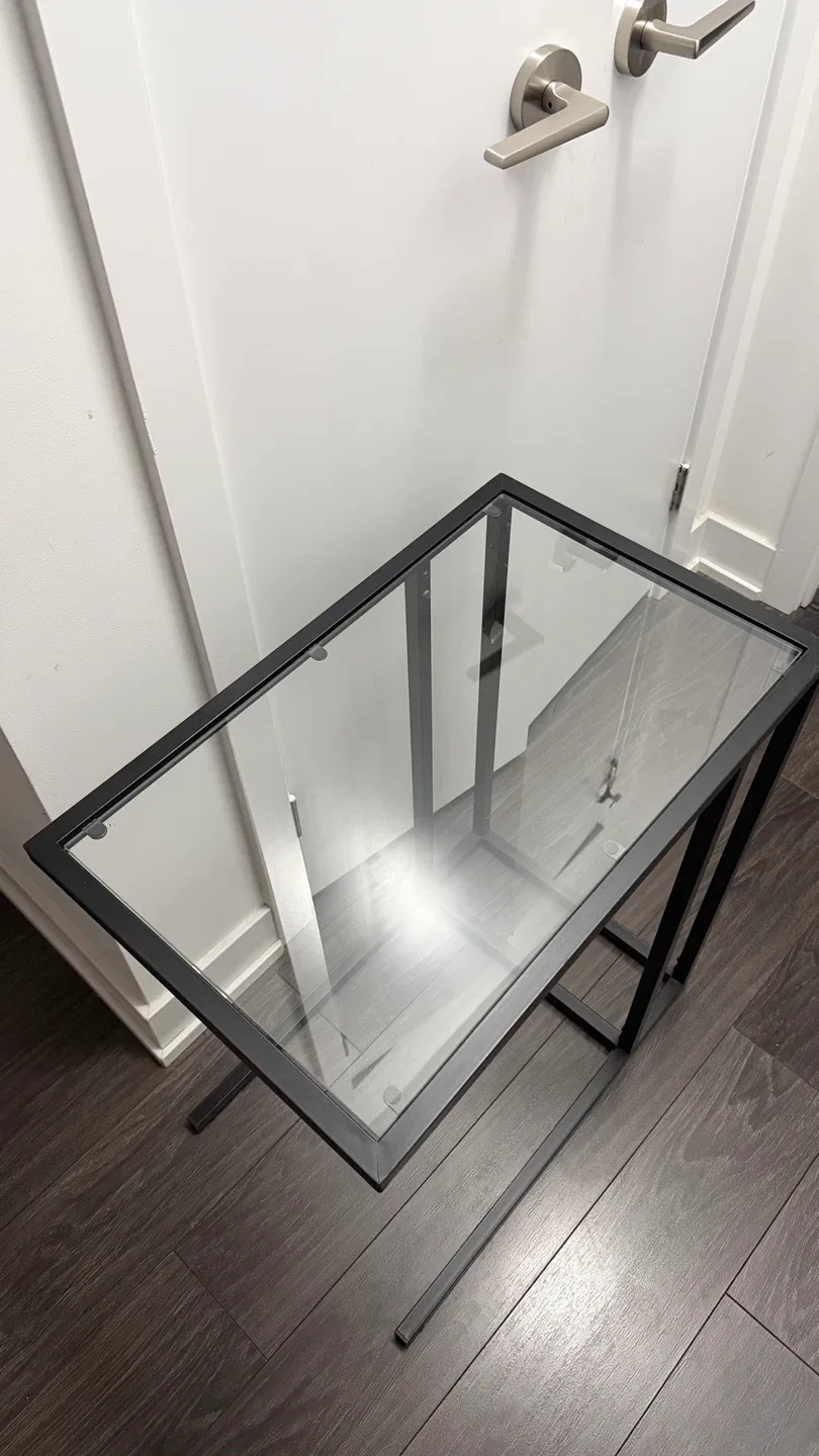 IKEA VITTSJÖ Laptop Stand / Bedside Table – Black