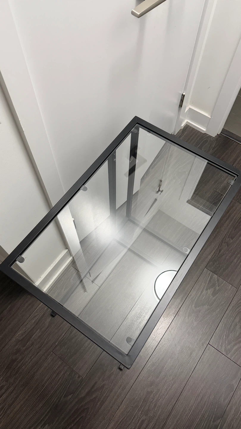 IKEA VITTSJÖ Laptop Stand / Bedside Table – Black - photo 3