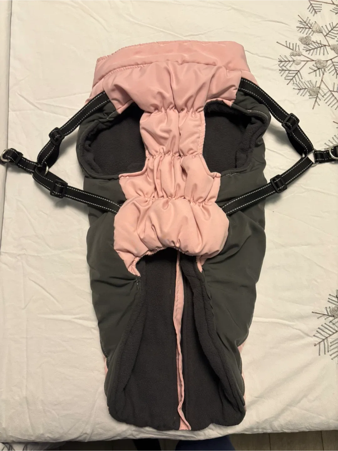 Pink & Grey Dog Coat image indicator(4)