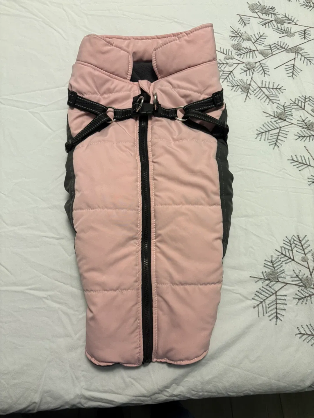 Pink & Grey Dog Coat image indicator(5)