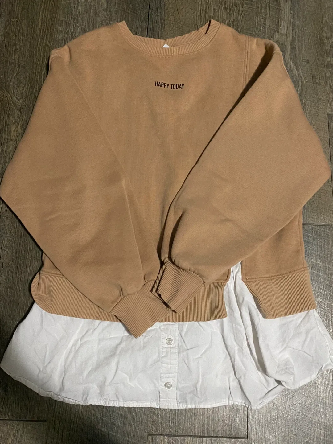 Zara Kids 'Happy Today' Top (Size 11-12)