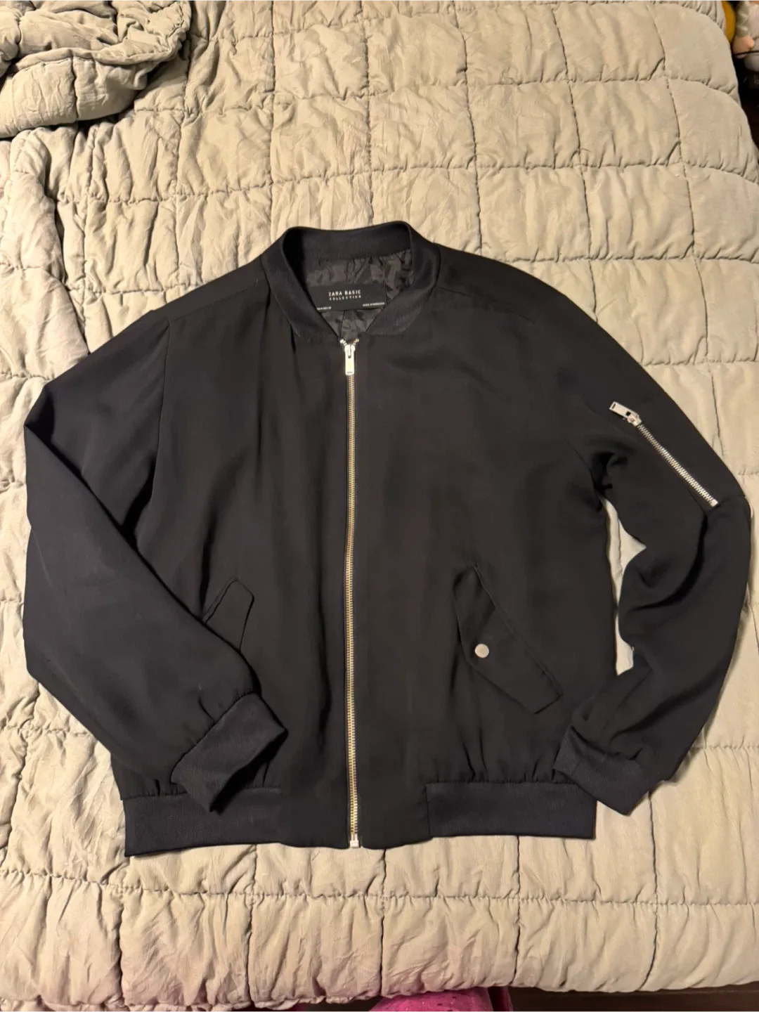 Zara Basic Bomber Jacket - Size M