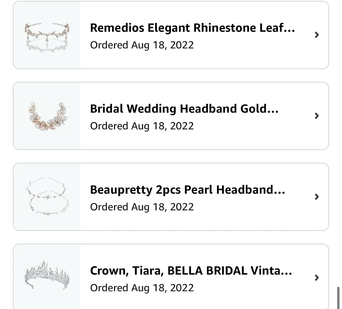 Wedding Headbands - Rhinestone, Gold, Pearl, Tiara