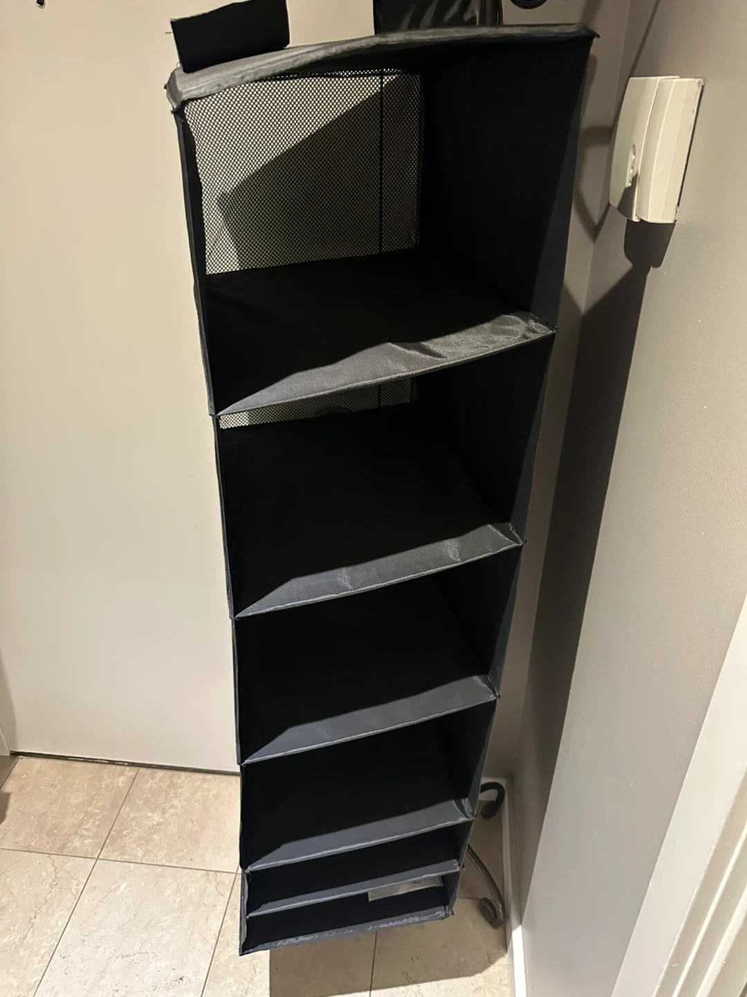 Hanging Closet Organizer - Black