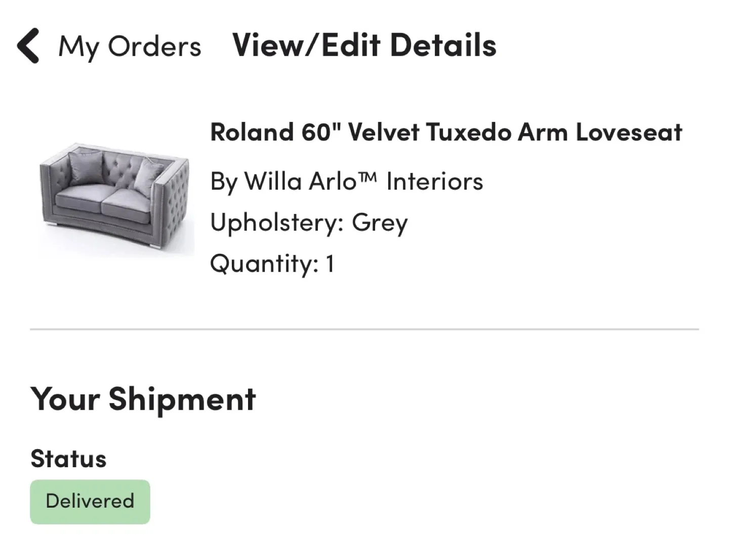 Gray Tufted Sofas with nailhead trim– Excellent Condition image indicator(8)