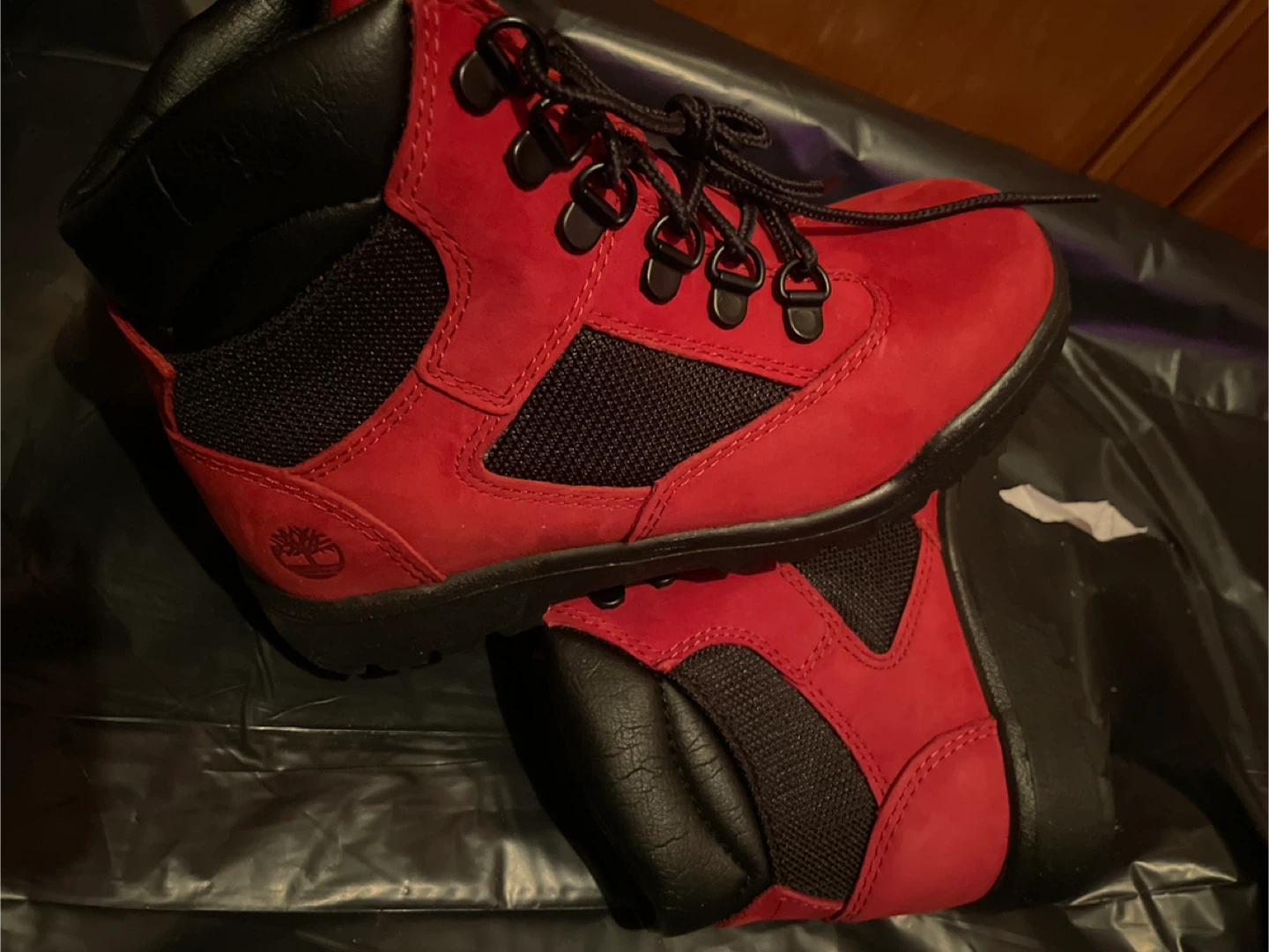 Timberland Red Hiking Boots #Cleanout - photo 3