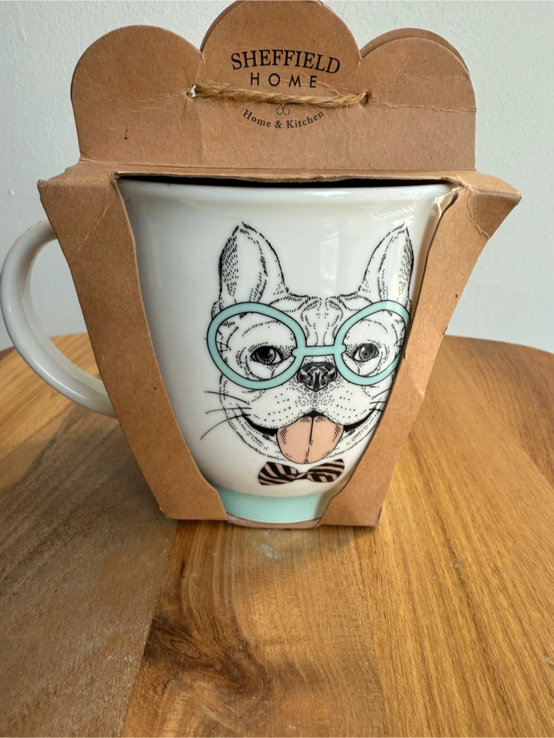 Sheffield Home Mug Dog with Glasses #Cleanout - photo 2
