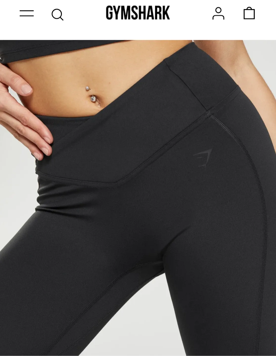 Gymshark Black Leggings image indicator(3)
