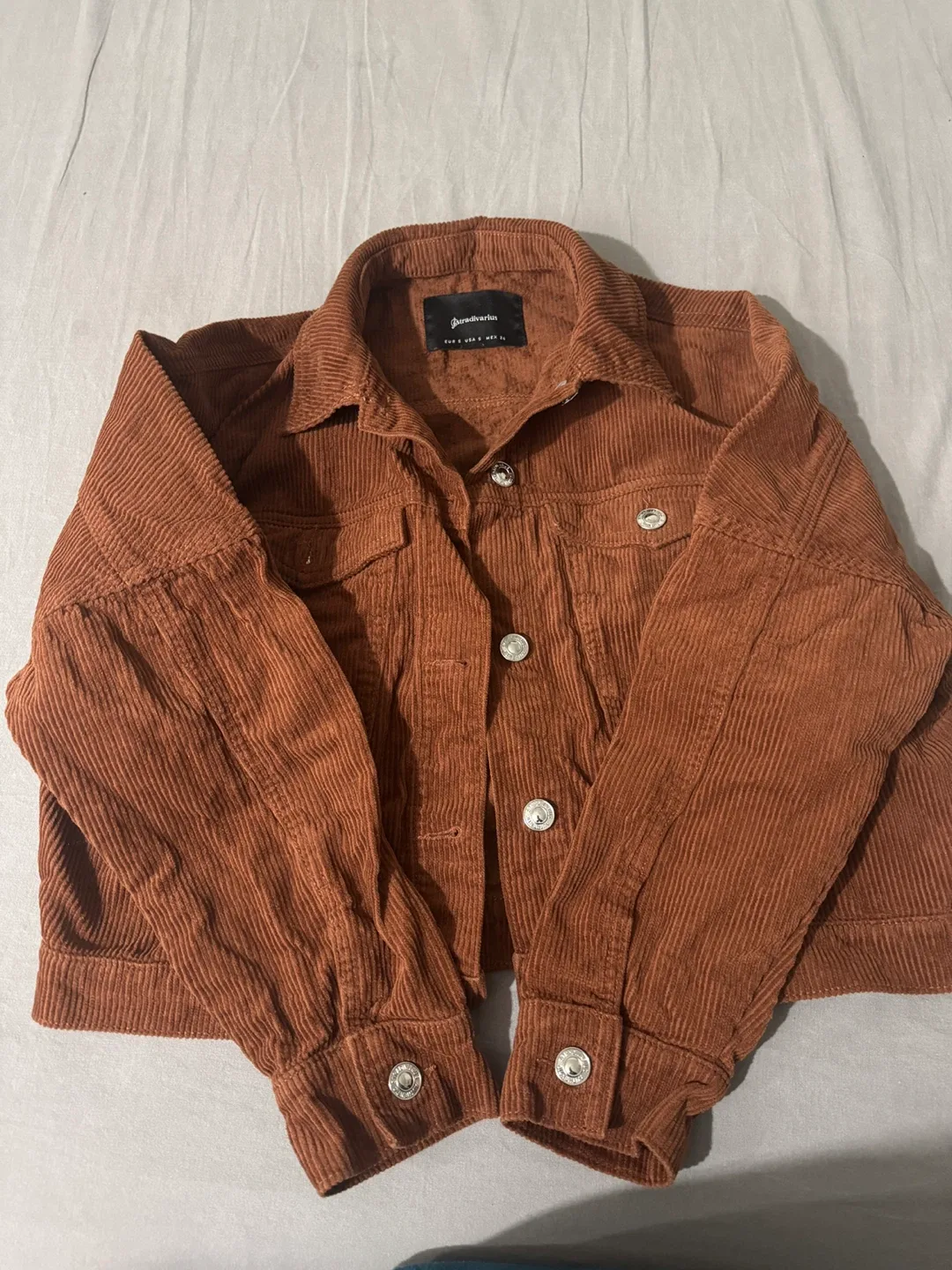 Stradivarius Corduroy Jacket - Size S image indicator(4)