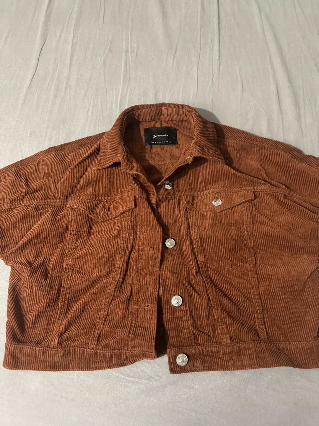 Stradivarius Corduroy Jacket - Size S image indicator(3)