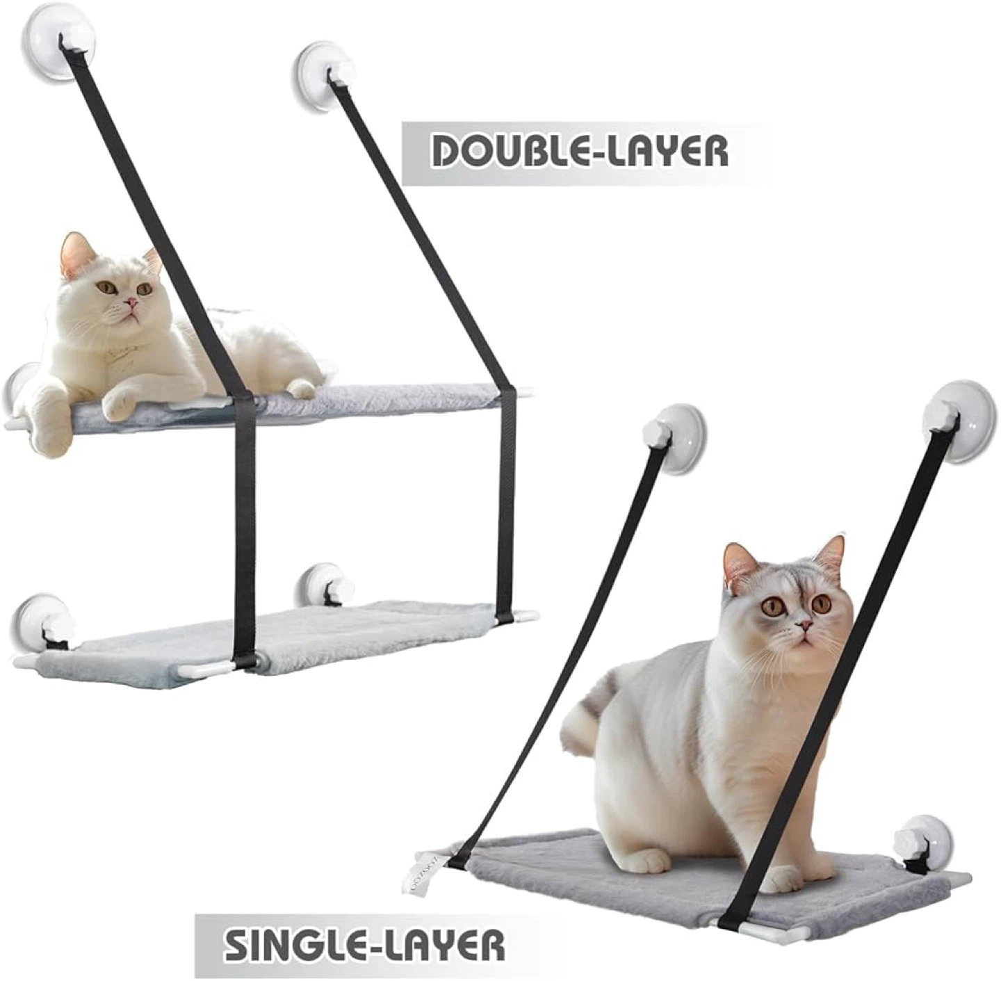 Double Layer Cat Window Perch - photo 3