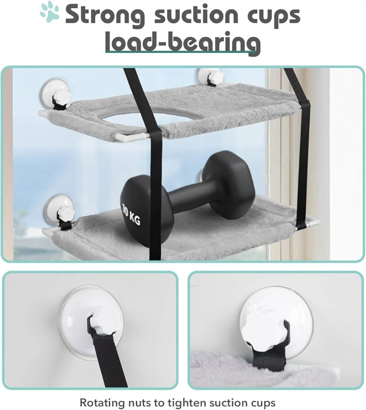 Double Layer Cat Window Perch - photo 4