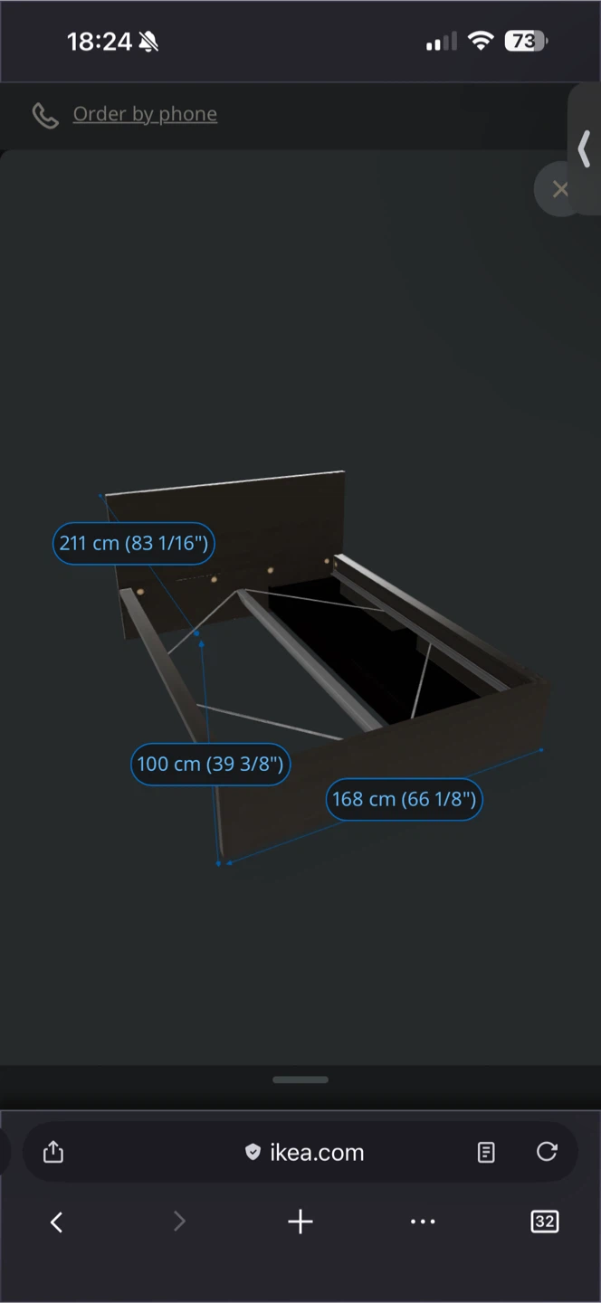 IKEA Malm Queen Bed Frame - Dark Brown - photo 5