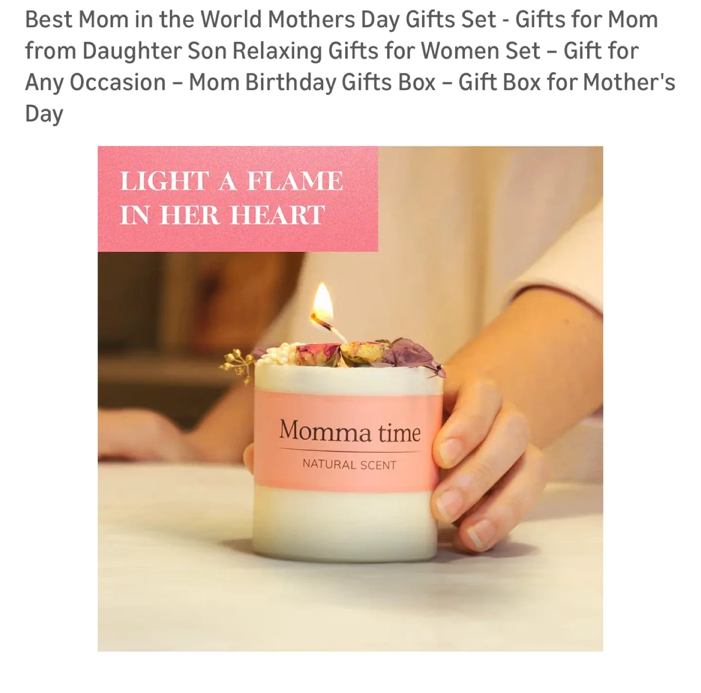 Luxvine Best Mom in the World Mother's Day Gift Set image indicator(5)