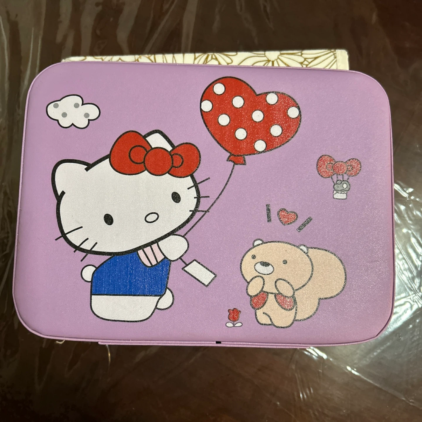 Hello Kitty Purple Makeup Suitcase