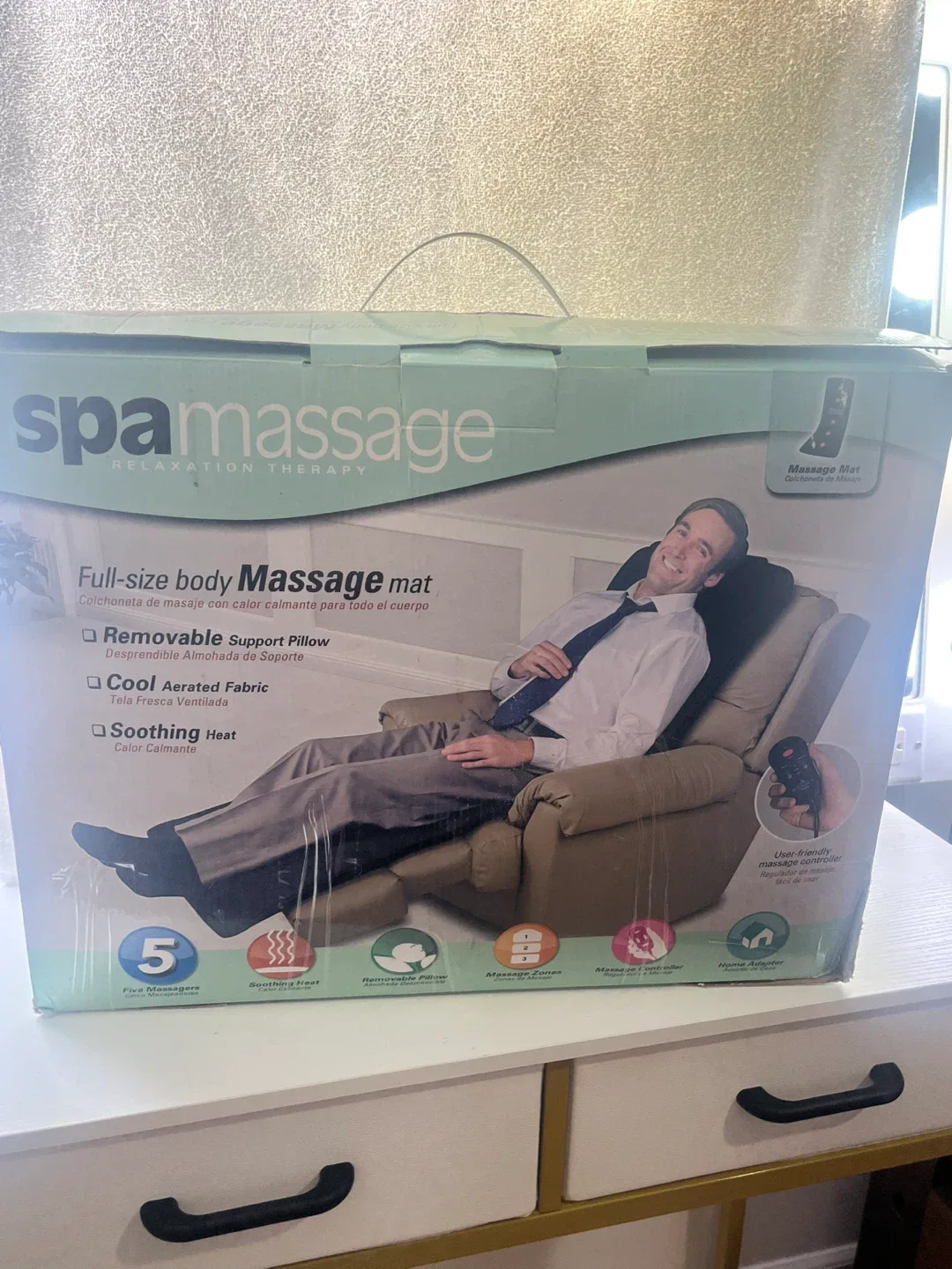 Spa Massage Relaxation Therapy Full-size Body Massage Mat image indicator(6)